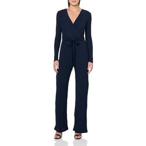 Jumpsuit - Effen - Gedrapeerd - Wikkel Design - Lange Mouw - Normale Pasvorm