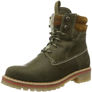 s.Oliver Dames 26239 Combat Boots, groen kaki 701, 42 EU