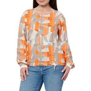 KEYLARGO Vrouwen Blouse WB Illustratie Round, oranje (1390), S