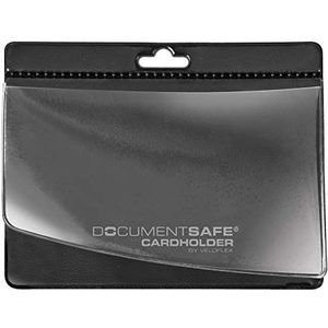 Veloflex Document Safe Cardholder-beschermhoes, voor 1 ID-kaart, 1 of 10 stuks 10 stuks.