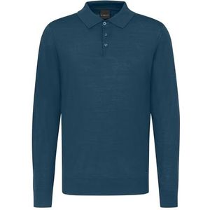 bugatti heren trui ronde hals, blauw, XL