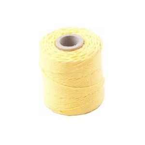 Cotton Rope 1 mm 65 m 50 g geel