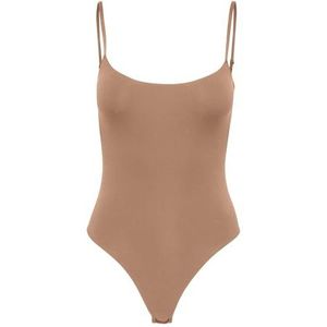 ONLY - ONLPEACHY - Bodystocking - Cappuccino - Aansluitende Pasvorm