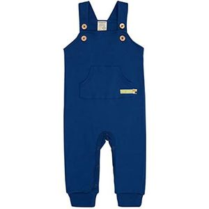 loud + proud Uniseks babytuinbroek, GOTS-gecertificeerd, kruippak voor peuters, ultra marine, 74-80
