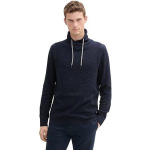 TOM TAILOR heren trui, 36966 - Navy Melange Neps, L