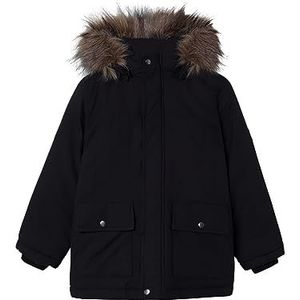 NAME IT Nkmmarlin Parka Jacket Pb South jas voor jongens, zwart, 158 cm