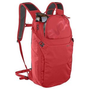 EVOC RIDE 8 + HYDRATION BLADDER 2 fietsrugzak, trekkingrugzak (slim zakbeheer, rugvulling, 2l HYDRATION BLADDER), True Red