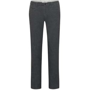 BRAX Fabio Dx Woolook Flex Herenbroek, grafietgrijs, 34W x 32L