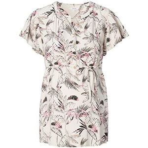 Noppies Dames Blouse Cotia Nursing Short Sleeve All Over Print Blouse, Pristine - N021, 36