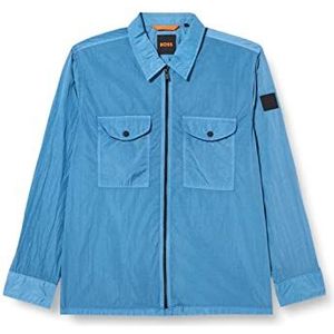 BOSS Heren Lovel-Zip_8 Shirts, Licht/Pastel Blue459, XL