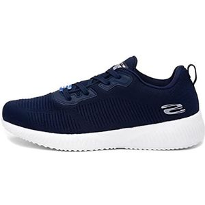 Skechers Squad Sneaker voor heren, Navy Mesh Trim, 39.5 EU