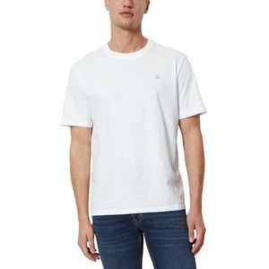 Marc O'Polo - T-shirt - Marine/wit - Set van 2 - Korte Mouwen - Ronde Hals