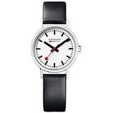 Mondaine Classic - zwart leren horloge dames, A658.30323.11SBB, 30 MM