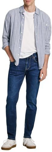 Pepe Jeans - PM207388DP6 - Slanke Jeans - Blauw - Slim Fit - Casual
