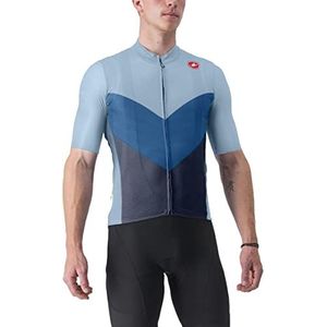 CASTELLI fietsshirt heren, blauw (Azuur/Belgian Blue), XXL