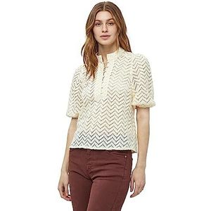 Minus Dames Jeva blouse met halve mouwen, licht berk, 16, Light Birch, 42