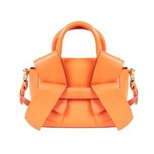 Pinko Aika Purse baby kalfsleer, zachte tas voor dames, A71q_orange.vibrant-antiek goud, Eén maat