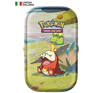 Pokémon Paldea-verzameldoosjes, Pokémon-verzamelkaartspel, Fuecoco (twee uitbreidingshoezen, een kaart met illustratie en een stickervel)