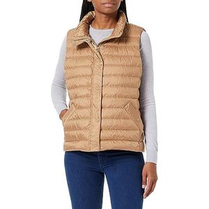 GANT Light Down Gilet vest voor dames, warme kaki, standaard, Warm kaki., XL