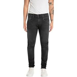 Replay Anbass herenjeans, slimfit, Black Delavè 099-1, 33W / 30L
