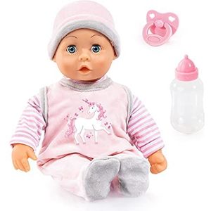 Bayer Design 93824CF First Words Baby 30 cm Interactieve pop met geluid