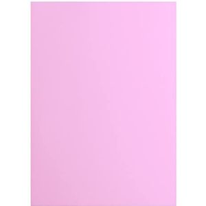 Vaessen Creative 2927-033 Florence Cardstock papier, roze, 216 gram/m², DIN A4, 10 stuks, glad, voor scrapbooking, kaarten maken, ponsen en andere papierknutselwerk