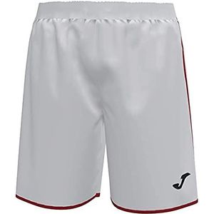 Joma Liga Hybride shorts voor heren, Wit/Rood, XXL