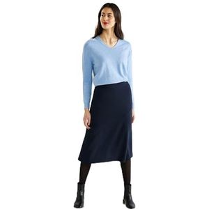 Street One Midirok voor dames, blauw (deep blue), 34W