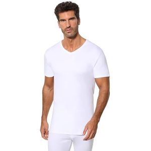 ABANDERADO Termal Algodón Invierno Cuello Uve Thermo-Top heren, wit (Blanco 001), 54