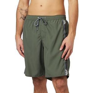 Emporio Armani Logotape Swim Bermuda Militair Groen, Militair Groen