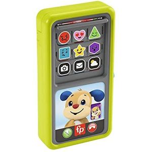 Fisher-Price - Smartphone scrollen en leren, leertelefoon voor baby's en kinderen bij de eerste stappen, met licht en muziek, meertalige versie, speelgoed voor kinderen 9-36 maanden, HNL45