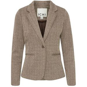 Ichi, Dames, Jassen, Bruin, Maat: L Leer,