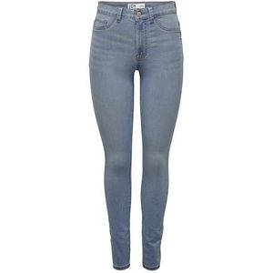 JACQUELINE de YONG JDYTulga Skinny Fit Jeans voor dames, hoge taille, blauw (light blue denim), S / 31L