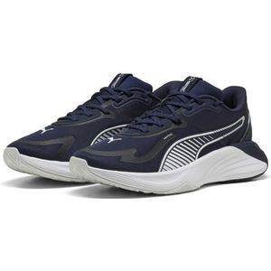 PUMA Unisex PWR Hybrid TR Cross Trainer, Navy Wit-Veer Grijs, 4 UK, Puma Navy PUMA Wit Veer Grijs, 37 EU