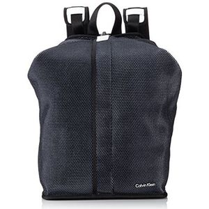 Calvin Klein Jeans Jimmy Backpack J5DJ500459 Schoudertassen voor heren, 30 x 43 x 18 cm (b x h x d), Zwart Zwart Wit 100