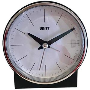 Unity Bell Wekker in Mat Zwart, 10,5 x 10,5 x 6,5 cm