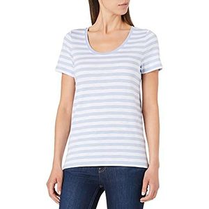 Street One Dames Gerda T-shirt, Midden Sunny Blue, 36 NL