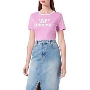 BOSS T-shirt Vrouwen C_eslogan, Open roze, XL