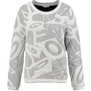 Key Largo Trui 'Booklet'  grijs / offwhite