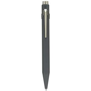 Caran d'Ache Balpen 849 Classic Line grijs gelakt lijndikte: M, letterkleur: blauw, lengte: 13 cm, 0846.495, zwart