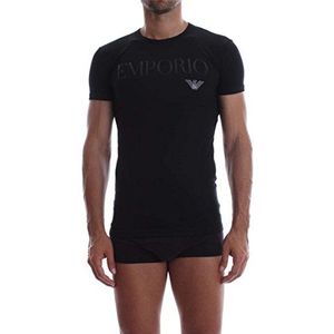 Emporio Armani Essential Megalogo T-shirt voor heren, wit 2, L