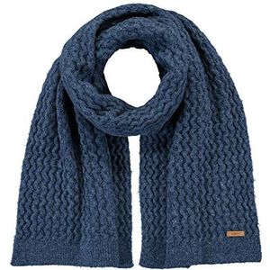 Barts Dames Patina Scarf sjaal, blauw (Blue 0004), Eén maat