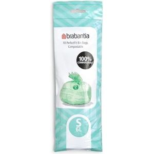 Brabantia PerfectFit composteerbare Vuilniszak, Code S / 6L