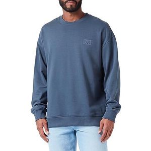 Lee Core Loose SWS sweatshirt voor heren, blauw, XL