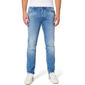 Mavi Heren Yves Jeans, Mid Ripped Ultra Move, 34W x 32L