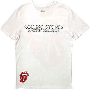 The Rolling Stones T-Shirt Hackney Diamonds Lick Logo nieuw Official Unisex Maat XXL