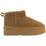 Kuitlaarzen - Leren - Zwart - Bontvoering - Lichtgewicht EVA Zool