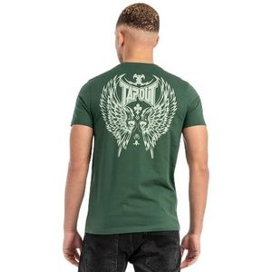 Tapout Heren T-shirt met normale pasvorm Mask Tee, groen/groen., XL