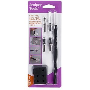 Sculpey ASCT01 5-in-1 gereedschapsset, zwart