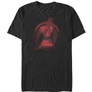 Marvel Black Widow - Widow Avenger Logo Unisex Crew neck T-Shirt Black XL